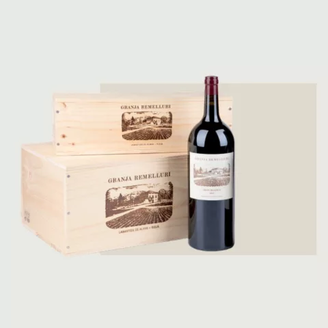 Granja Remelluri - Caja de madera 6 botellas de 75 cl
