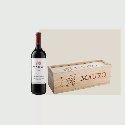 Mauro - Caja de madera 3 botellas de 75 cl