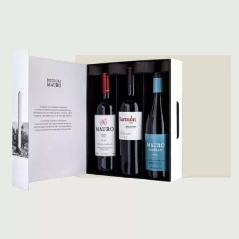 Mauro, Mauro Godello y San Román - Estuche de lujo 3 botellas de 75 cl