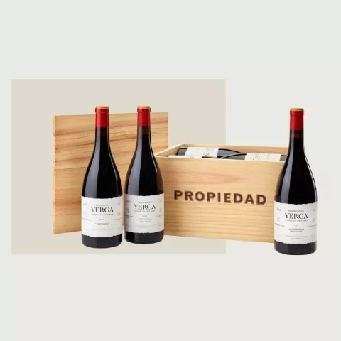Propiedad - Caja de madera 3 botellas de 75 cl