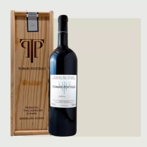 Tomás Postigo 3er Año - Caja de madera 1 botella de 1,5 L