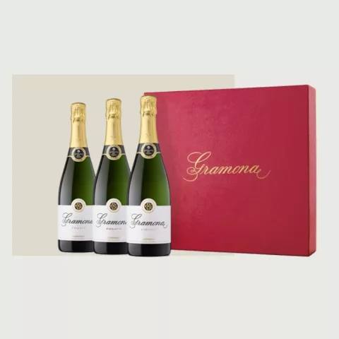 Gramona III Lustros - Estuche rojo / dorado 3 botellas de 75 cl
