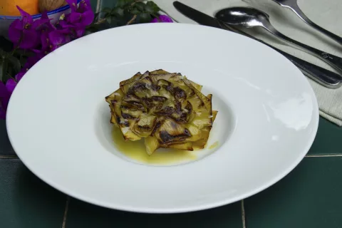 Alcachofas de Tudela confitadas