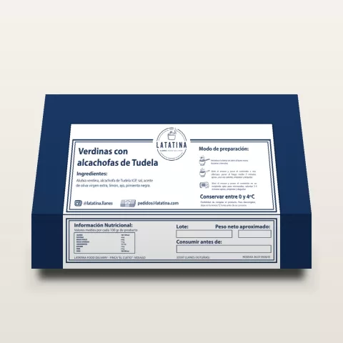 Verdinas con alcachofas de Tudela - La Tatina