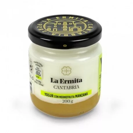 Yogur Cremoso con Mermelada de Manzana La Ermita.
