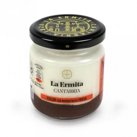 Yogur Cremoso con Mermelada de Fresa La Ermita
