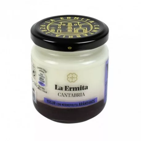 Yogur Cremoso con Mermelada de Arándanos La Ermita
