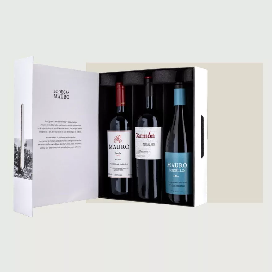 Mauro, Garmón y San Román - Estuche de lujo 3 botellas de 75 cl