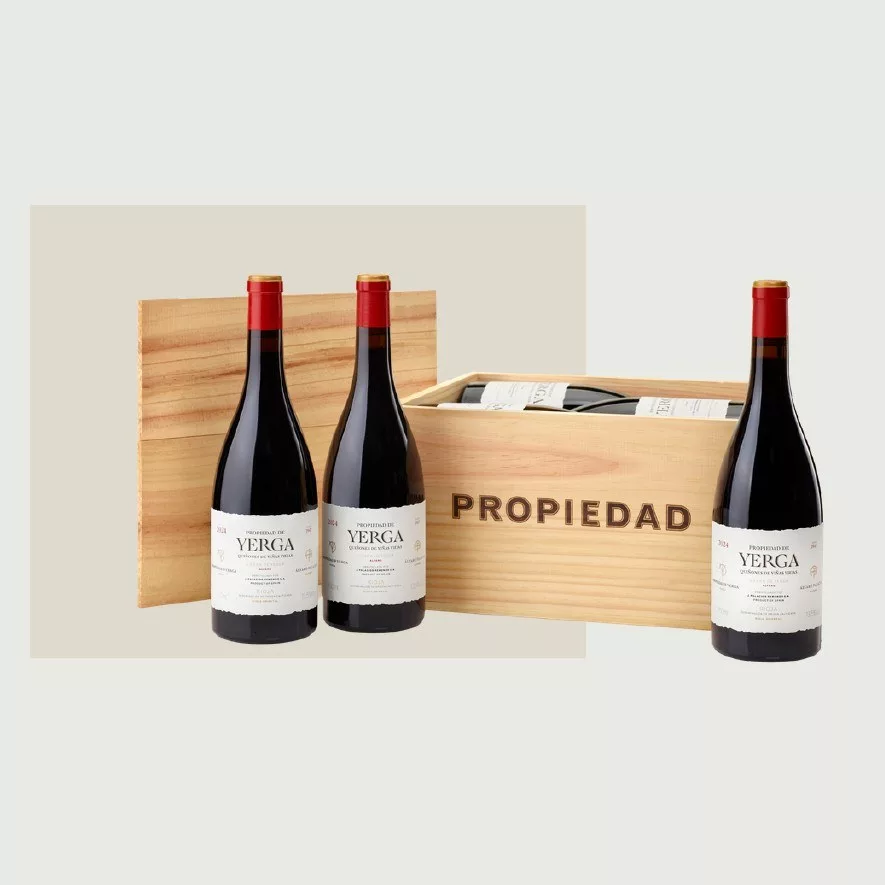 Propiedad - Caja de madera 6 botellas de 75 cl