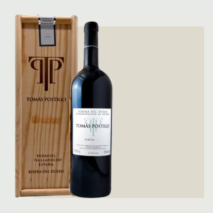 Tomás Postigo 3er Año - Caja de madera 1 botella de 1,5 L