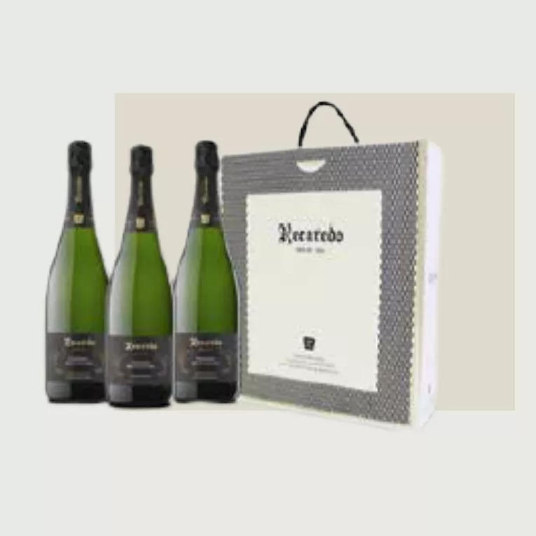 Recaredo Terrers - Caja de madera 3 botellas de 75 cl