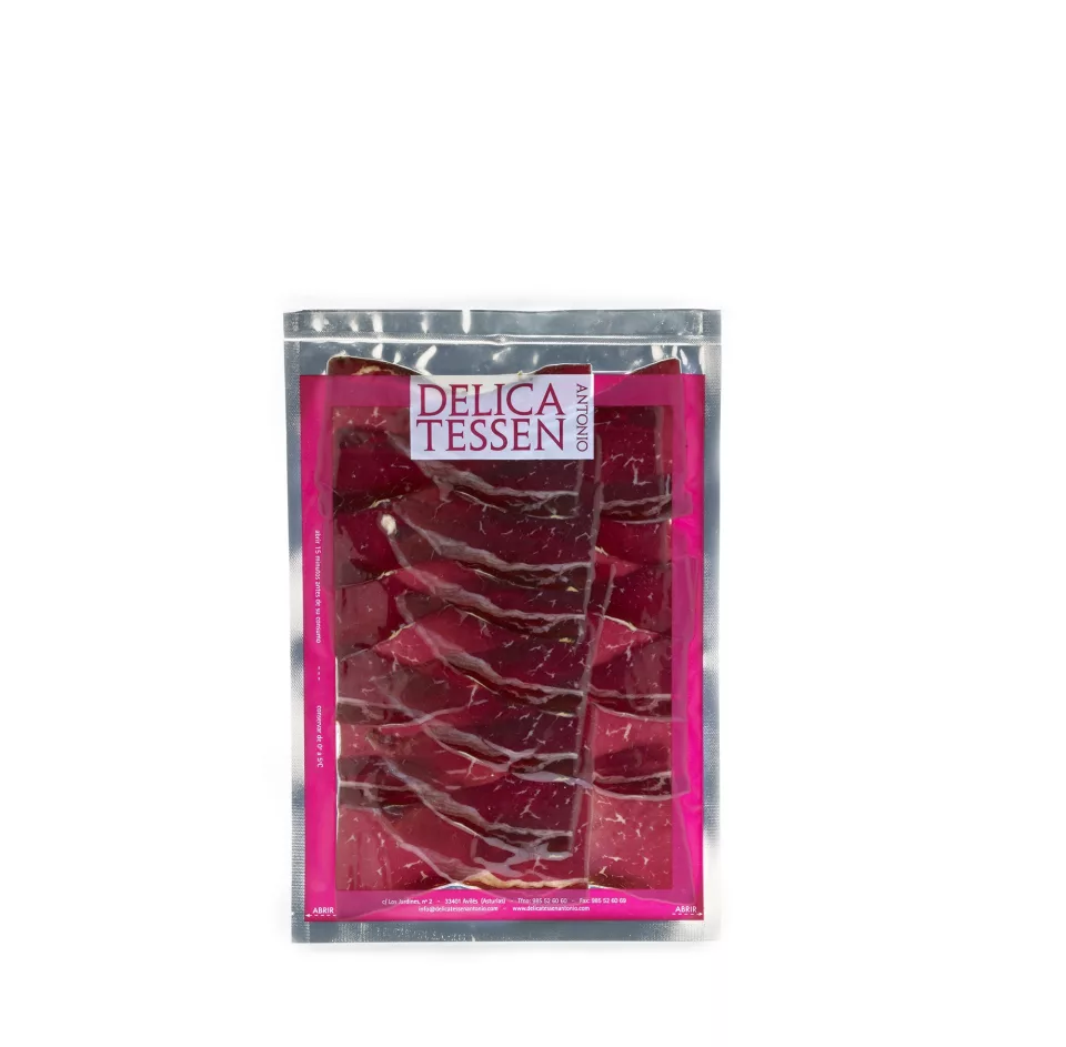 Estuche cecina de buey  100g.