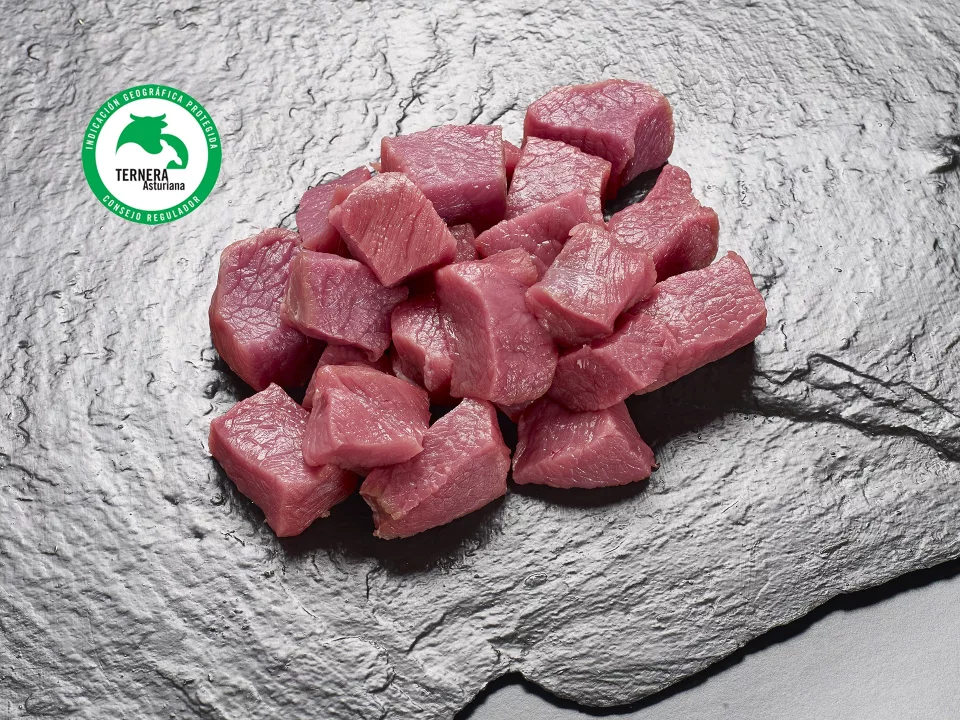 Carne para guisar ternera asturiana 1 kg