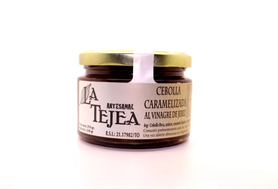 Cebolla caramelizada al vinagre de Jerez La Tejea