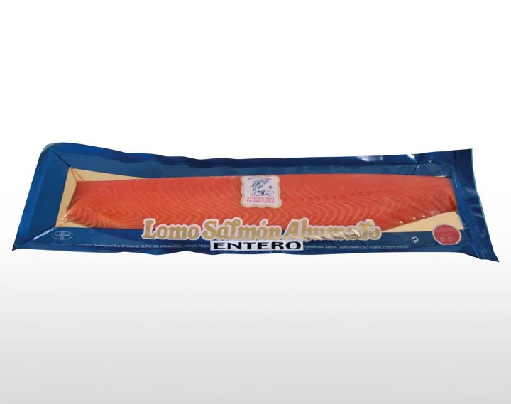 Lomo de Salmón Ahumado DomÍnguez 1Kg