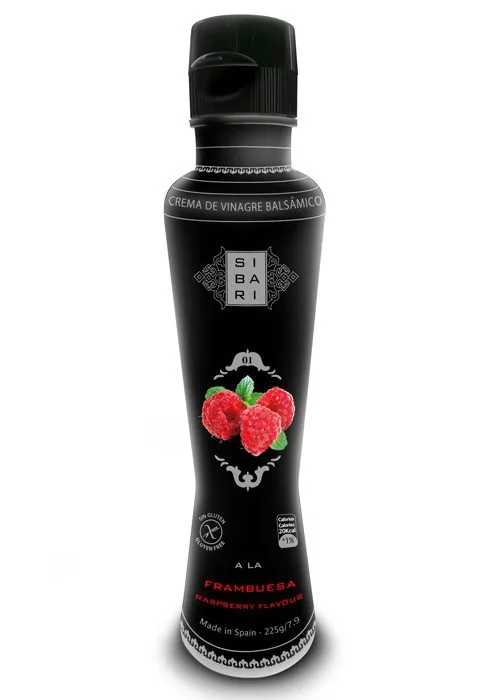 Crema de vinagre balsámico a la frambuesa Sibari
