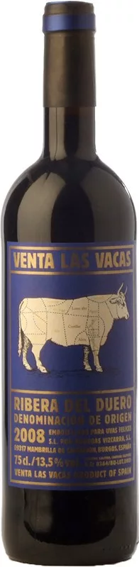 Vino tinto Venta las Vacas 2012