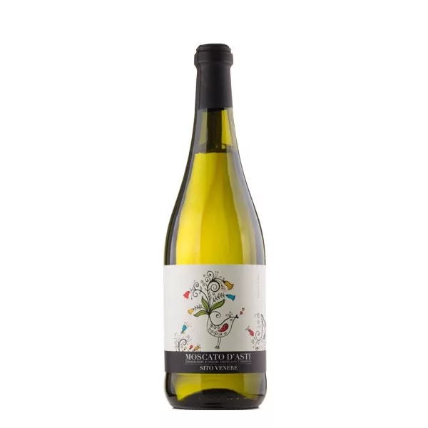 Vino blanco Moscato D`Asti Sito Venere 2014